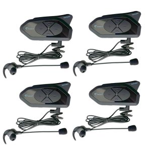 4 Pieces Set G4C Referee Headsets Intercom Full Duplex Soccer Volleyball Headsets