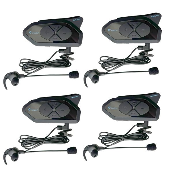 4 Pieces Set G4C Referee Headsets Intercom Full Duplex Soccer Volleyball Headsets