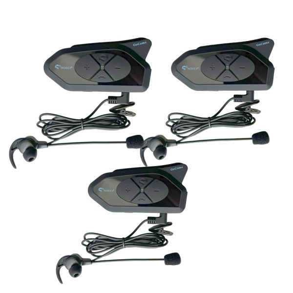 3 Pieces Set G4C Referee Headsets Intercom Full Duplex Soccer Volleyball Headsets