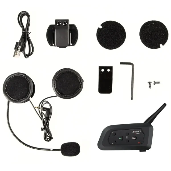 XINOWY Motorcycle Helmet Intercom V4Pro Dual Packs - Image 3