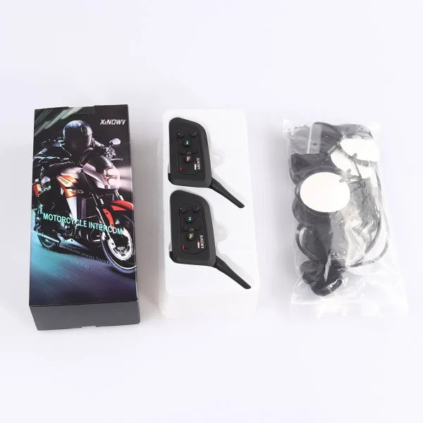 XINOWY Motorcycle Helmet Intercom V4Pro Dual Packs - Image 4