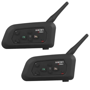 XINOWY Motorcycle Helmet Intercom V4Pro Dual Packs